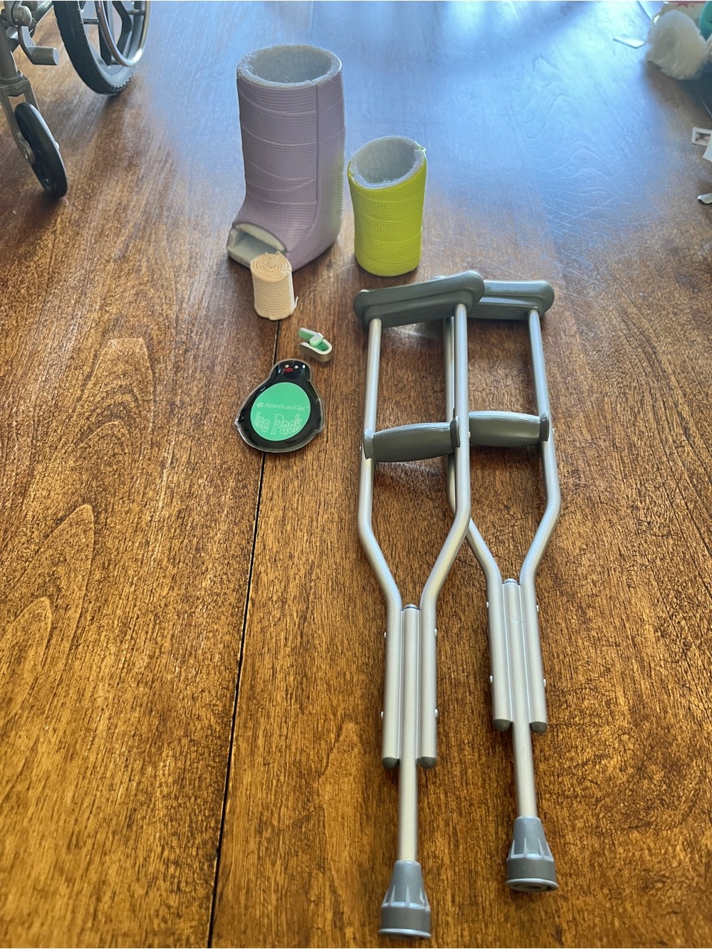 American Girl Doll Medical Bundle – Wheelchair, Asthma Kit & Accessories - Picture 2 of 6
